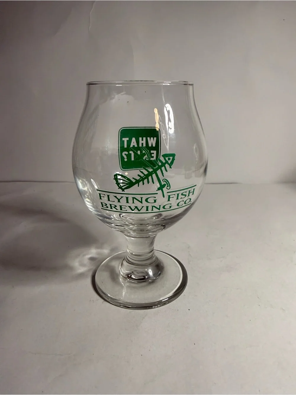 Flying Fish Brewing Co What Exit? Tulip Beer Glass